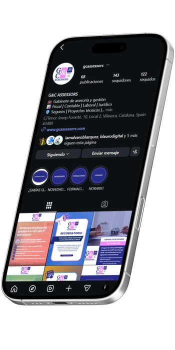 Gestión de redes sociales en Vila-seca - GC Assessors