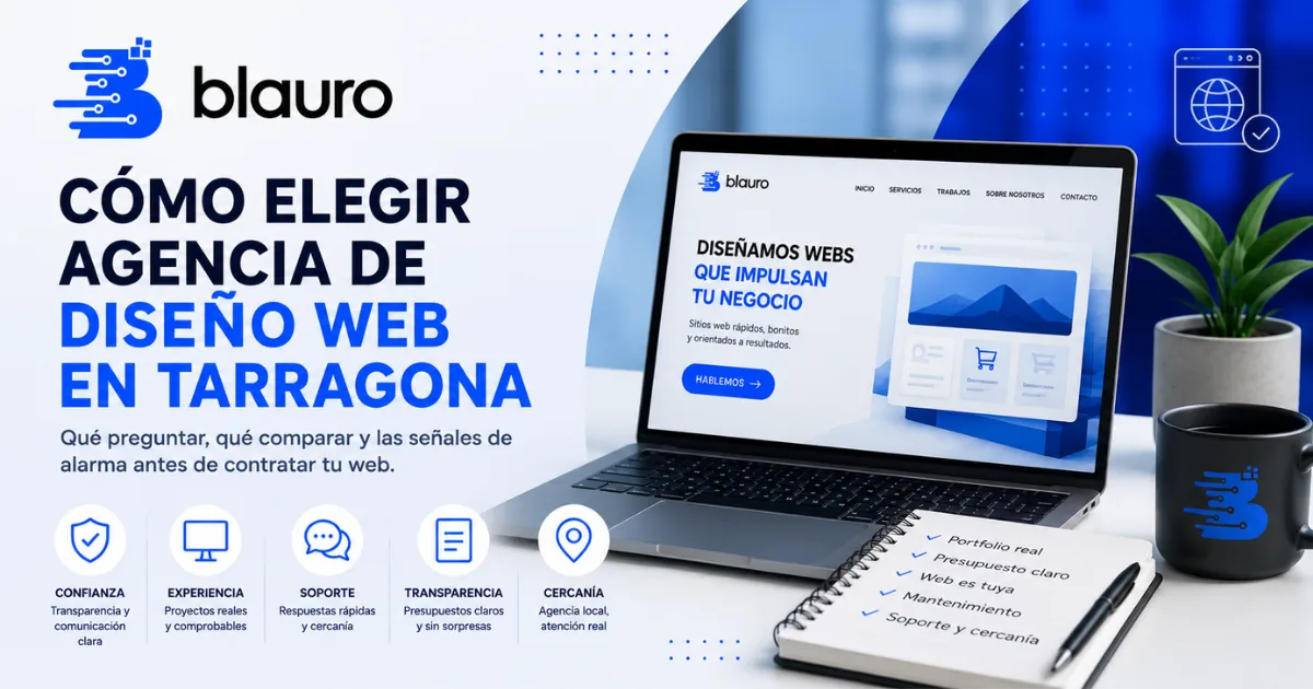 Cómo elegir agencia de diseño web en Tarragona