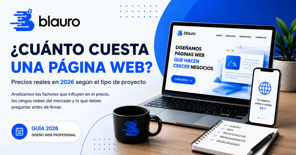 ¿Cuánto cuesta una página web?