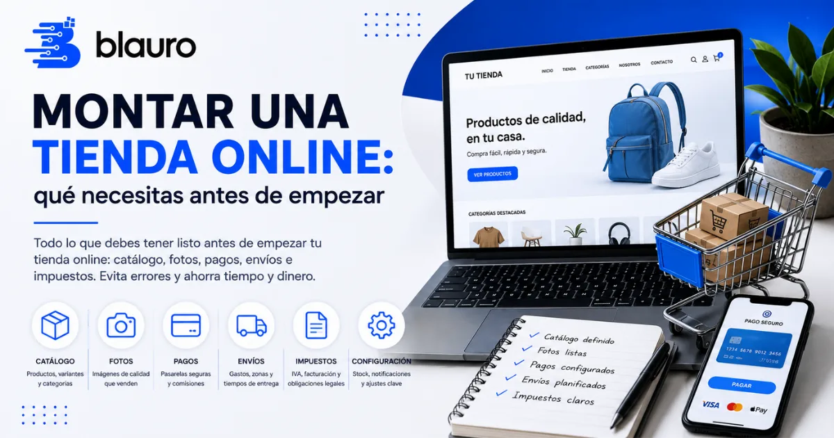 Montar una tienda online: qué necesitas antes de empezar